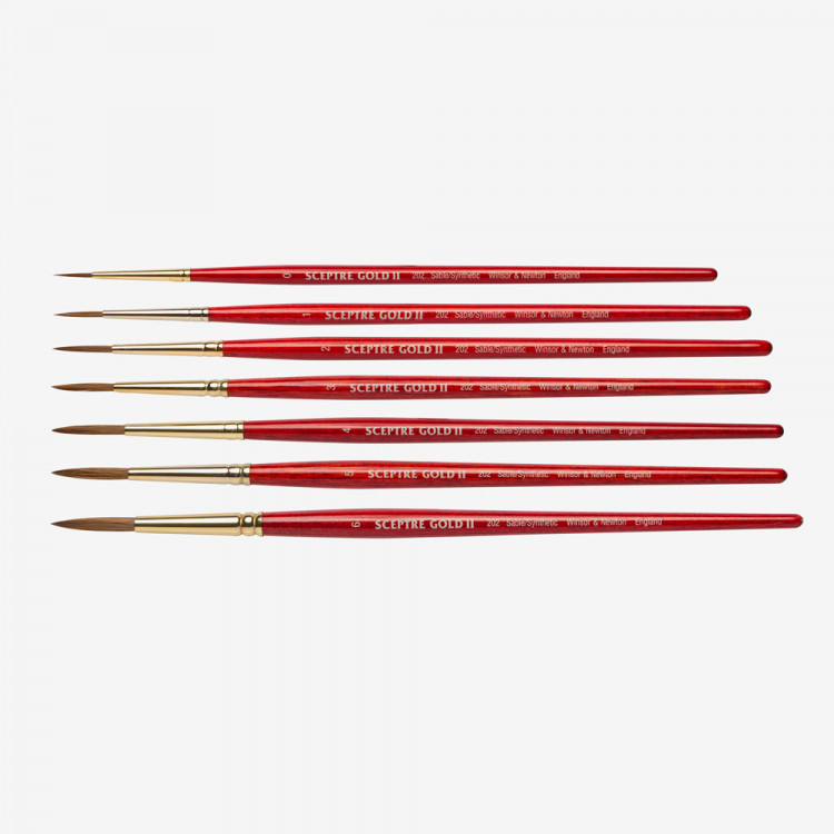 Cọ màu nước W&N Sceptre Gold II - Designer round series 202