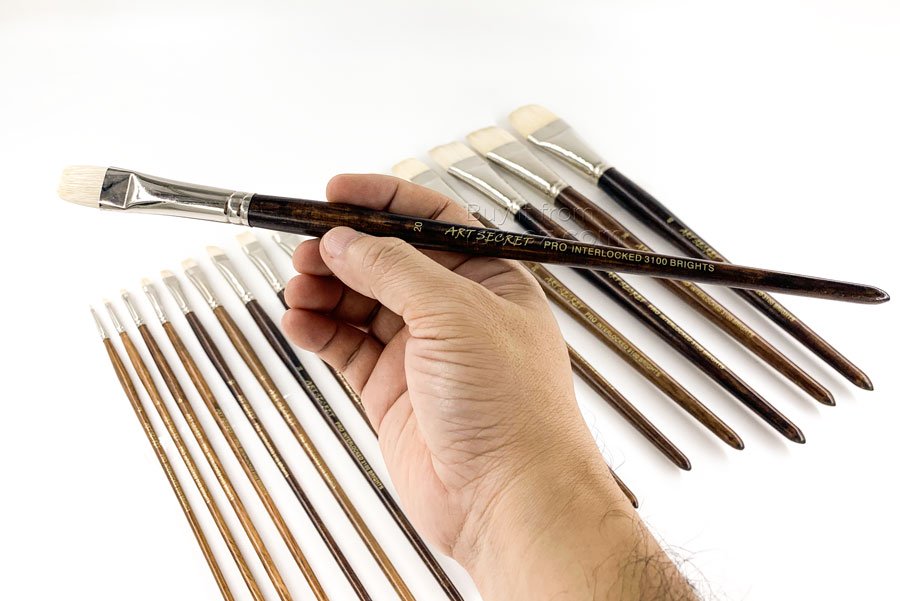 Cọ sơn dầu Art Secret Pro Interlocked 3100B