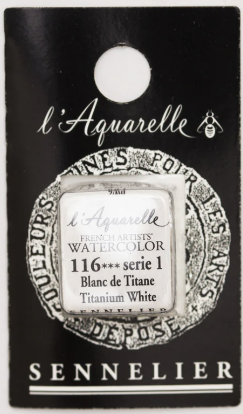 Màu nước hạng họa sĩ Sennelier Aquarelle, thẻ half-pan