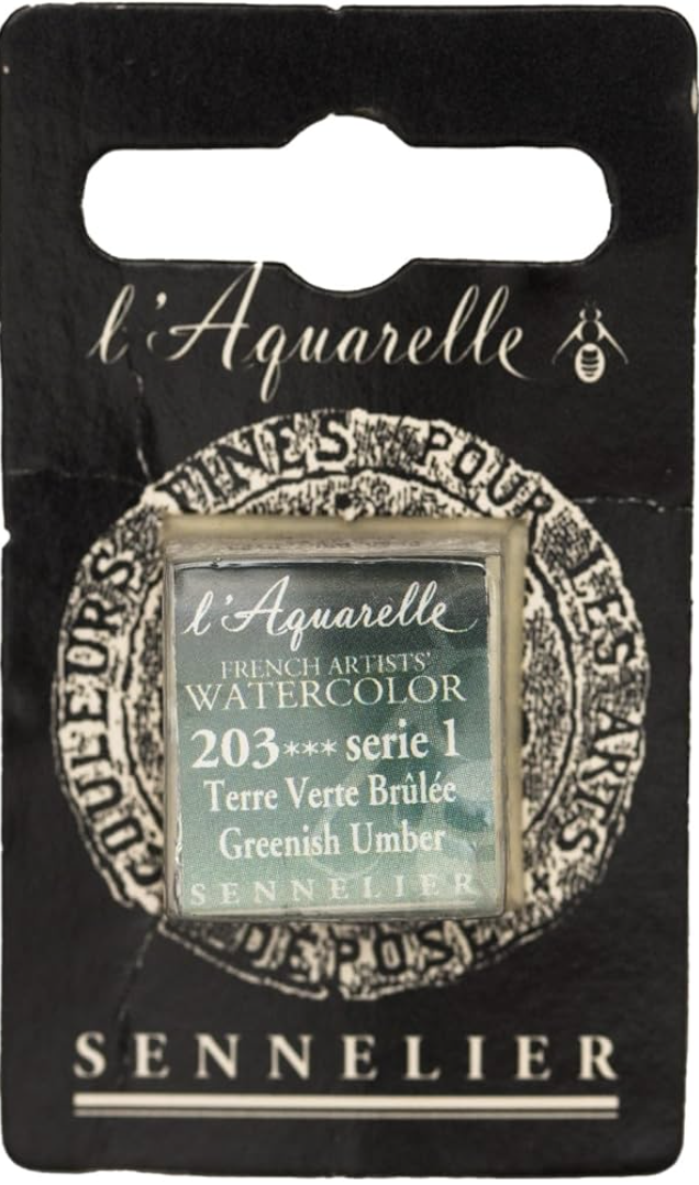 Màu nước hạng họa sĩ Sennelier Aquarelle, thẻ half-pan