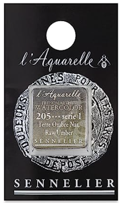 Màu nước hạng họa sĩ Sennelier Aquarelle, thẻ half-pan