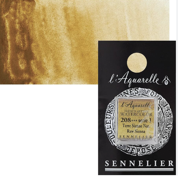 Màu nước hạng họa sĩ Sennelier Aquarelle, thẻ half-pan