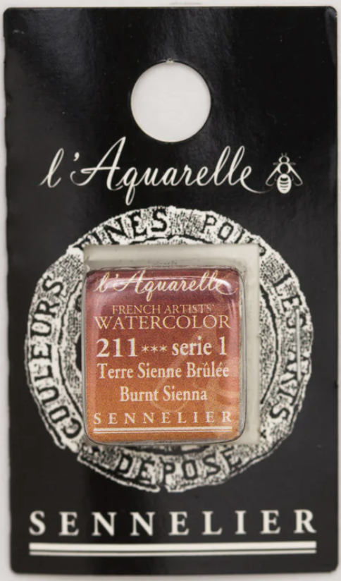 Màu nước hạng họa sĩ Sennelier Aquarelle, thẻ half-pan