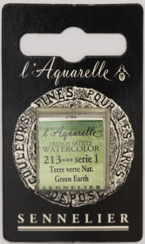 Màu nước hạng họa sĩ Sennelier Aquarelle, thẻ half-pan