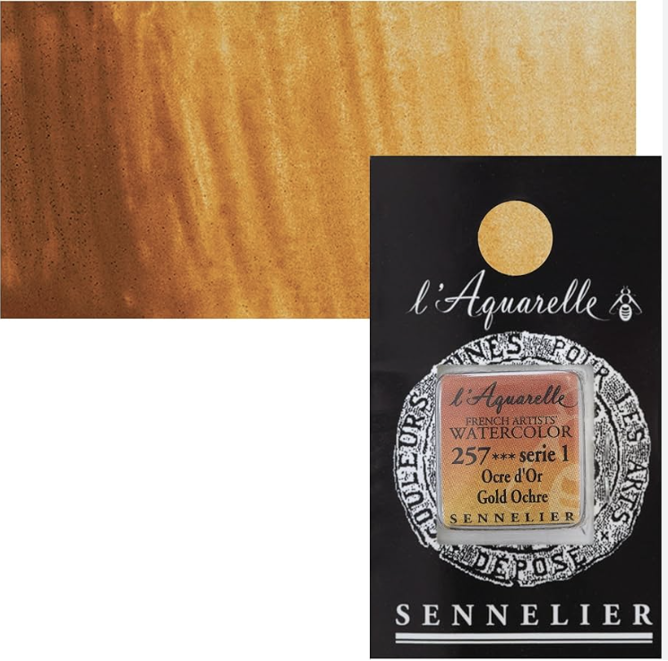 Màu nước hạng họa sĩ Sennelier Aquarelle, thẻ half-pan