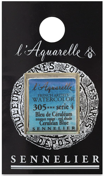 Màu nước hạng họa sĩ Sennelier Aquarelle, thẻ half-pan