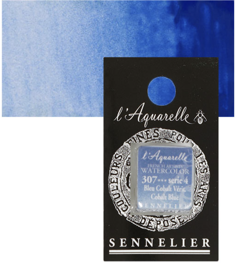 Màu nước hạng họa sĩ Sennelier Aquarelle, thẻ half-pan