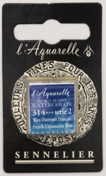 Màu nước hạng họa sĩ Sennelier Aquarelle, thẻ half-pan