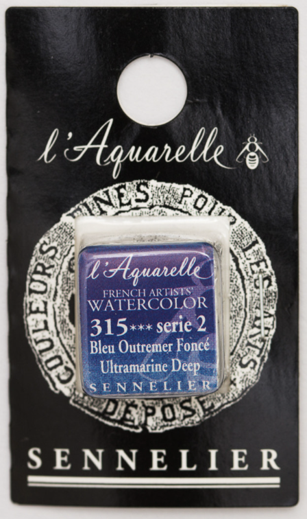 Màu nước hạng họa sĩ Sennelier Aquarelle, thẻ half-pan