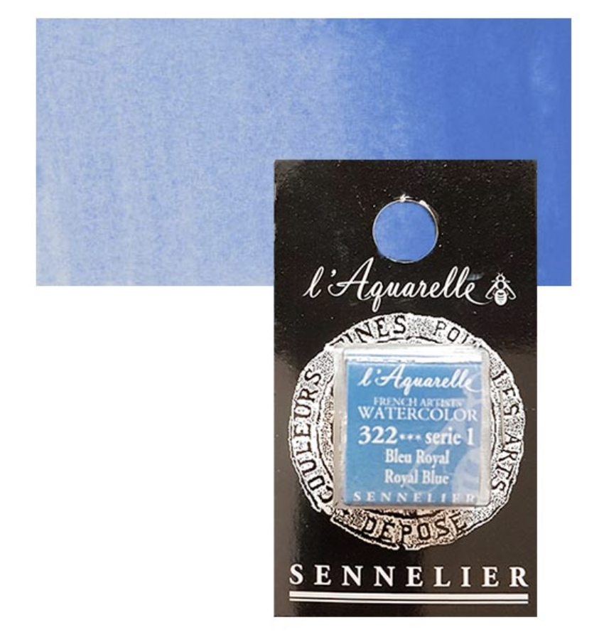 Màu nước hạng họa sĩ Sennelier Aquarelle, thẻ half-pan