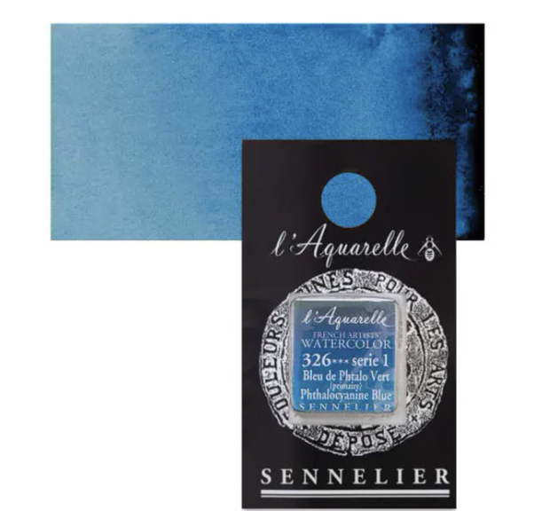 Màu nước hạng họa sĩ Sennelier Aquarelle, thẻ half-pan