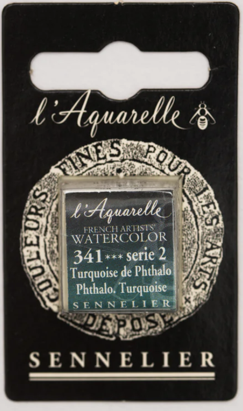 Màu nước hạng họa sĩ Sennelier Aquarelle, thẻ half-pan