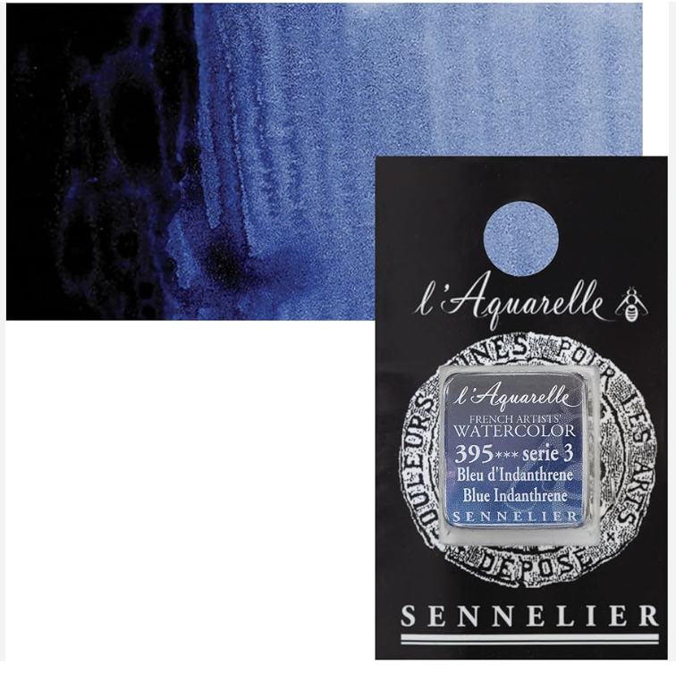 Màu nước hạng họa sĩ Sennelier Aquarelle, thẻ half-pan
