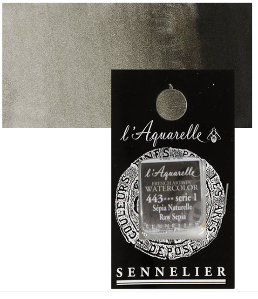 Màu nước hạng họa sĩ Sennelier Aquarelle, thẻ half-pan