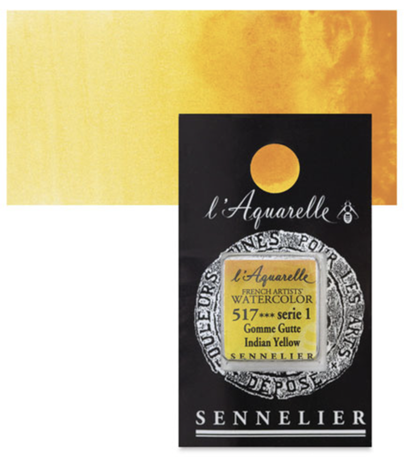 Màu nước hạng họa sĩ Sennelier Aquarelle, thẻ half-pan