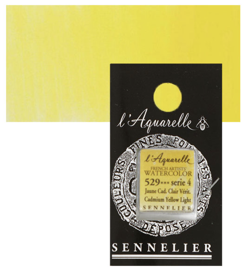 Màu nước hạng họa sĩ Sennelier Aquarelle, thẻ half-pan
