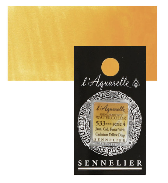 Màu nước hạng họa sĩ Sennelier Aquarelle, thẻ half-pan