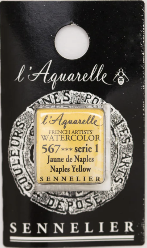Màu nước hạng họa sĩ Sennelier Aquarelle, thẻ half-pan