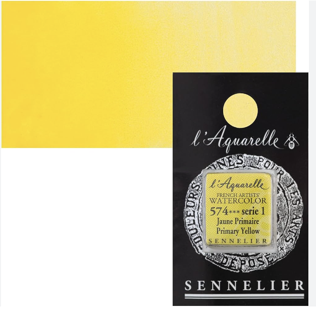 Màu nước hạng họa sĩ Sennelier Aquarelle, thẻ half-pan