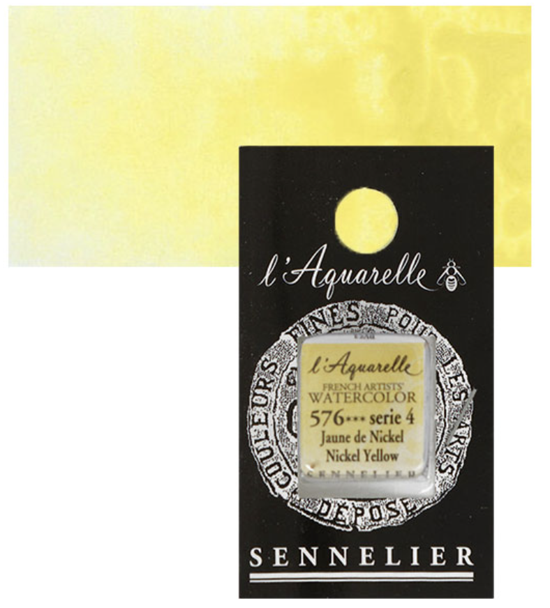 Màu nước hạng họa sĩ Sennelier Aquarelle, thẻ half-pan