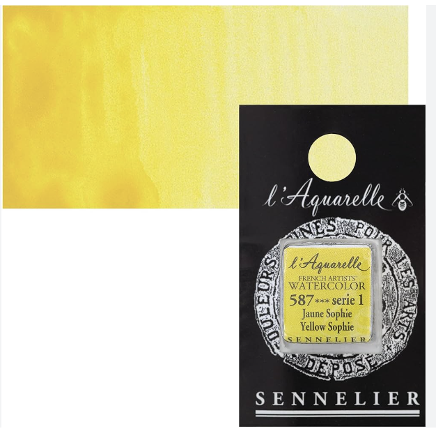 Màu nước hạng họa sĩ Sennelier Aquarelle, thẻ half-pan