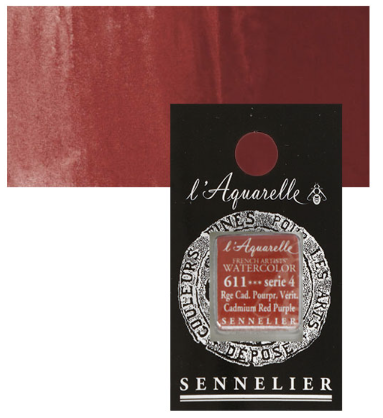 Màu nước hạng họa sĩ Sennelier Aquarelle, thẻ half-pan