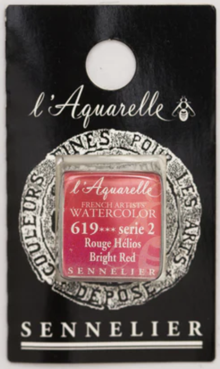 Màu nước hạng họa sĩ Sennelier Aquarelle, thẻ half-pan