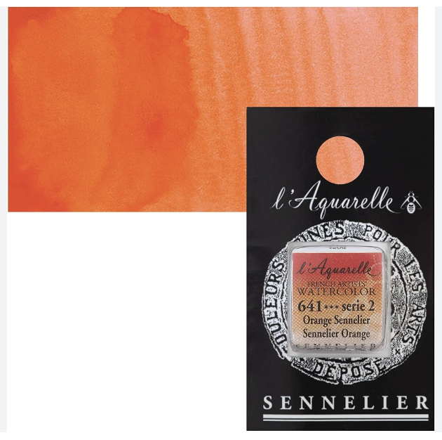 Màu nước hạng họa sĩ Sennelier Aquarelle, thẻ half-pan