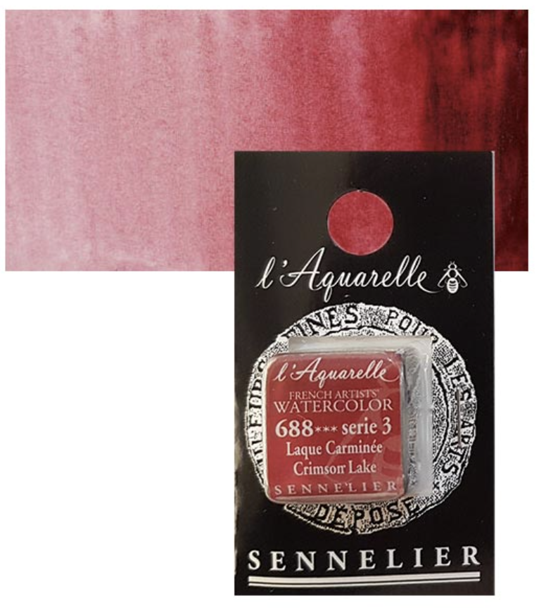 Màu nước hạng họa sĩ Sennelier Aquarelle, thẻ half-pan