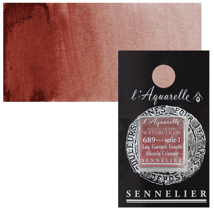 Màu nước hạng họa sĩ Sennelier Aquarelle, thẻ half-pan