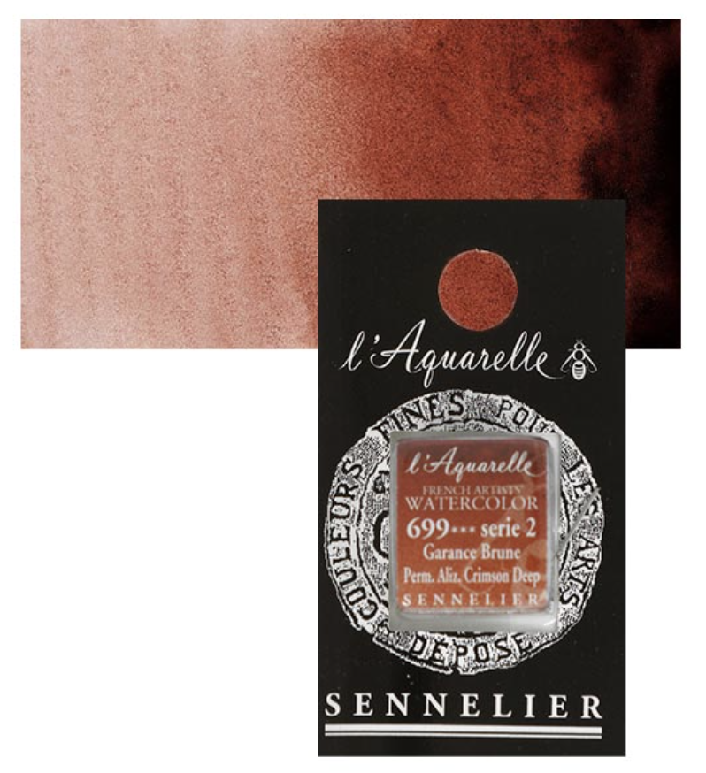Màu nước hạng họa sĩ Sennelier Aquarelle, thẻ half-pan