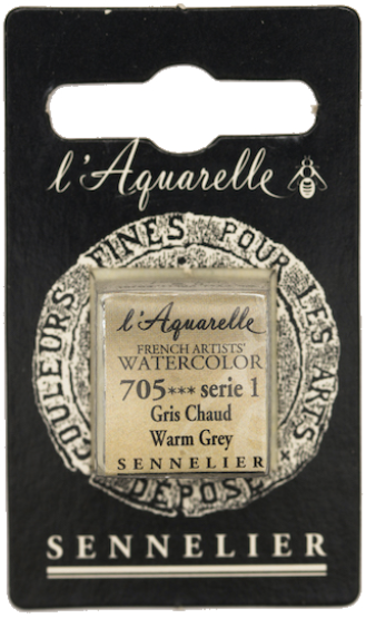 Màu nước hạng họa sĩ Sennelier Aquarelle, thẻ half-pan