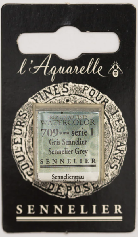 Màu nước hạng họa sĩ Sennelier Aquarelle, thẻ half-pan