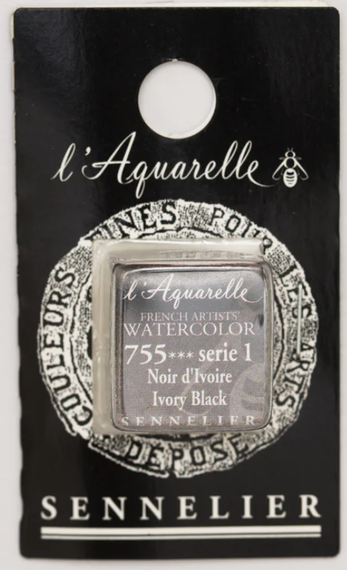 Màu nước hạng họa sĩ Sennelier Aquarelle, thẻ half-pan