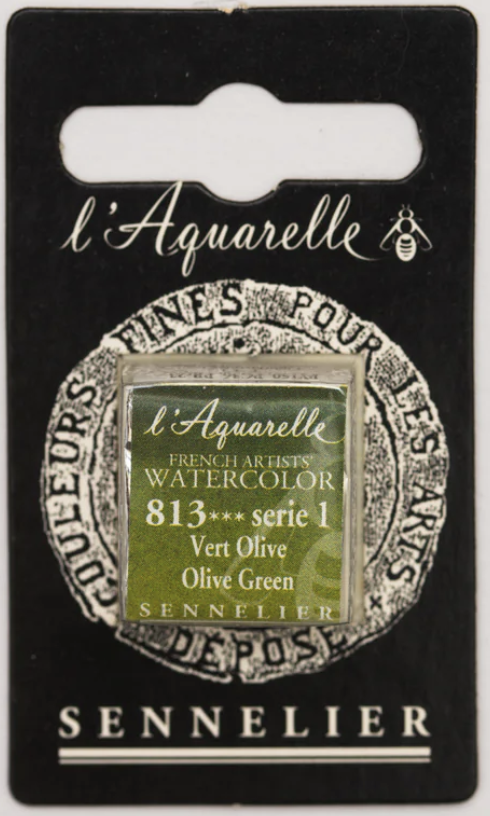 Màu nước hạng họa sĩ Sennelier Aquarelle, thẻ half-pan