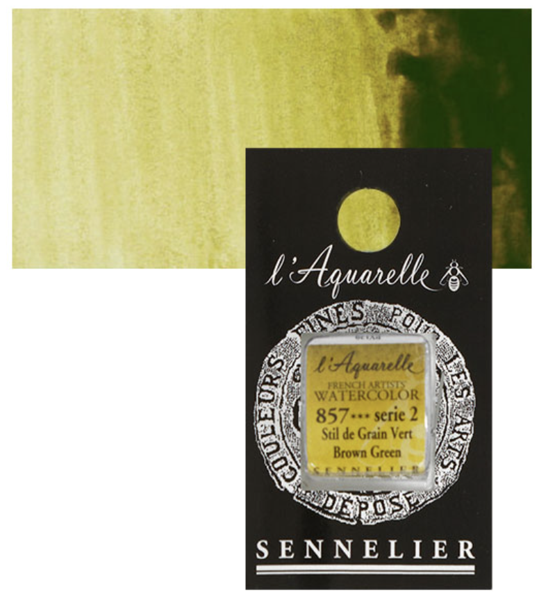 Màu nước hạng họa sĩ Sennelier Aquarelle, thẻ half-pan