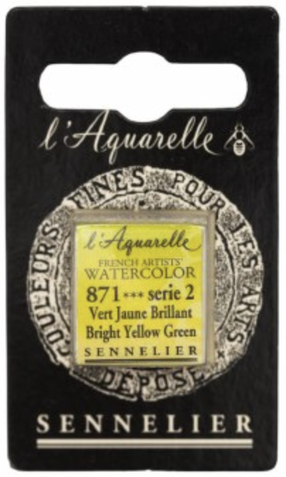 Màu nước hạng họa sĩ Sennelier Aquarelle, thẻ half-pan