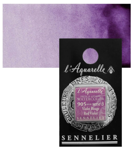 Màu nước hạng họa sĩ Sennelier Aquarelle, thẻ half-pan