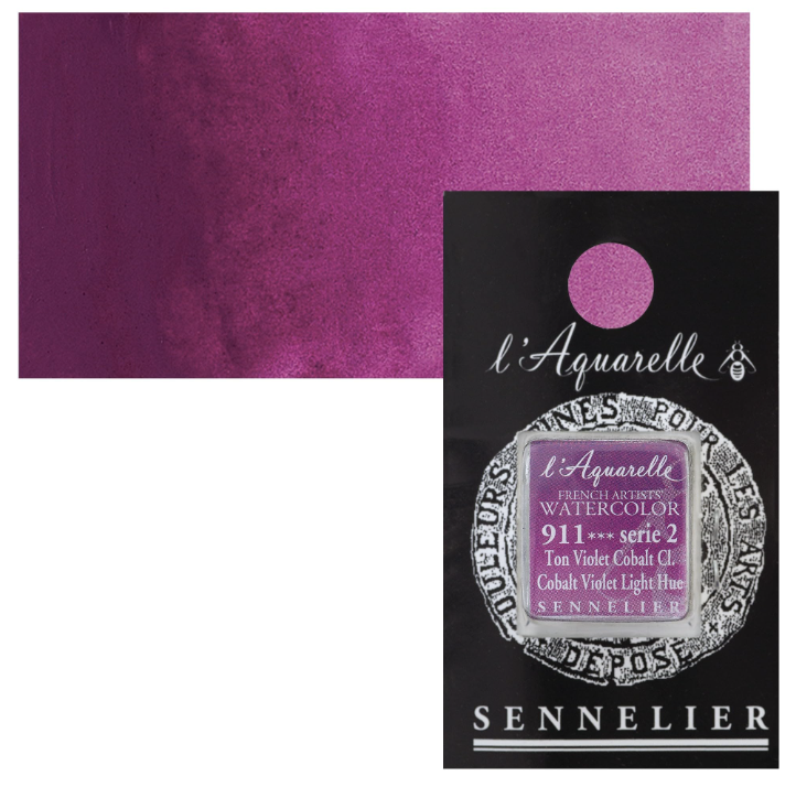 Màu nước hạng họa sĩ Sennelier Aquarelle, thẻ half-pan