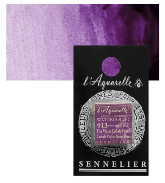 Màu nước hạng họa sĩ Sennelier Aquarelle, thẻ half-pan