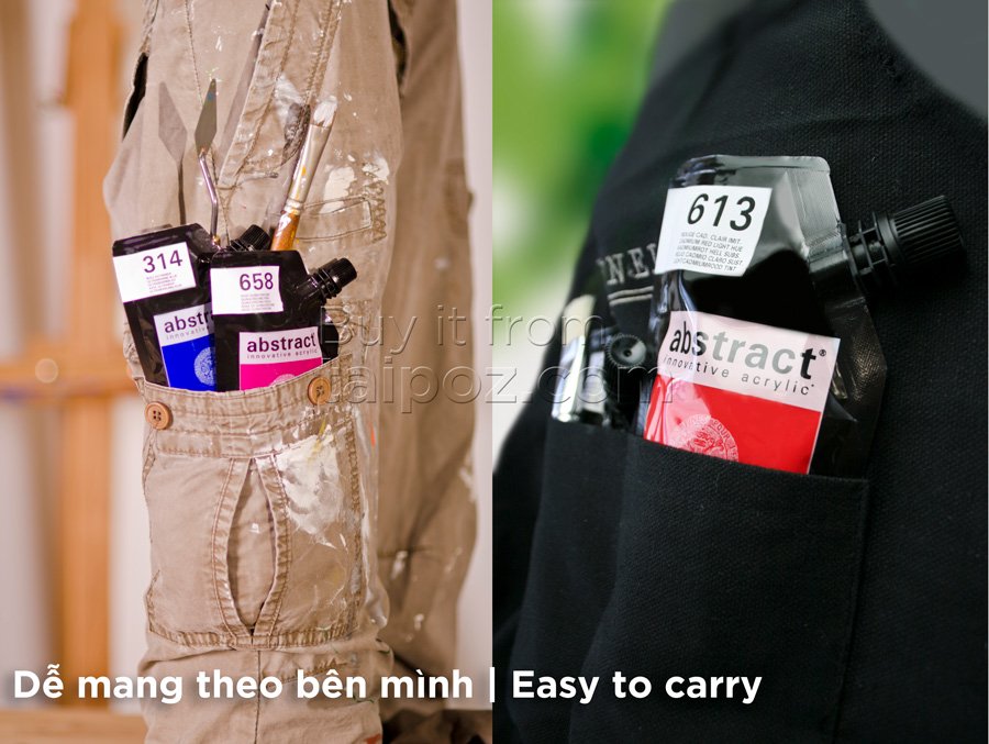 Màu acrylic heavy body đóng túi Sennelier Abstract