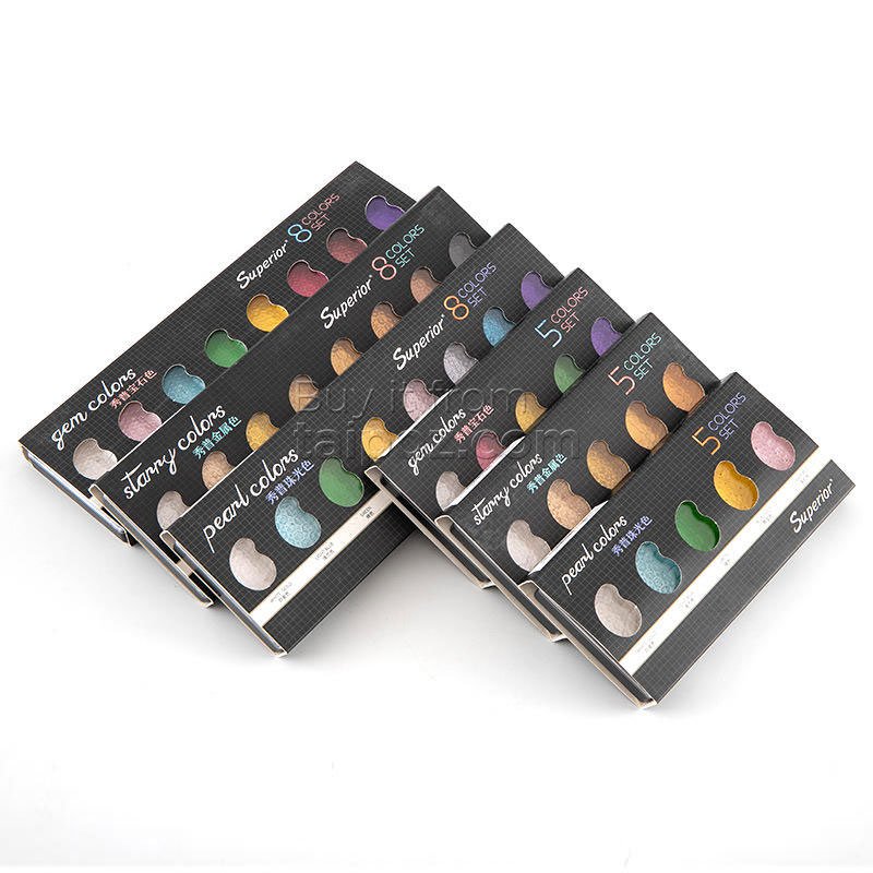 Màu nhũ dạng thẻ Superior Glitter Watercolor