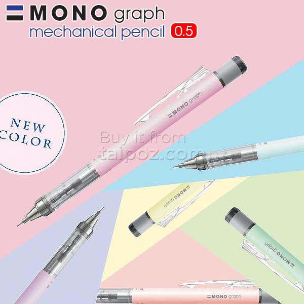 Bút chì kim Tombow Mono Graph Shaker 0.5mm, Màu pastel