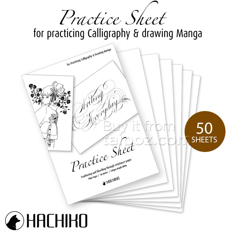 Giấy viết calligraphy và vẽ manga Hachiko