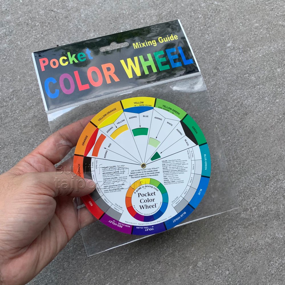 Bánh xe hỗ trợ phối màu kích thước mini Color Wheel Pocket