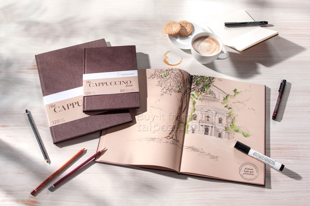 Sổ ký họa giấy nâu The Cappuchino Book