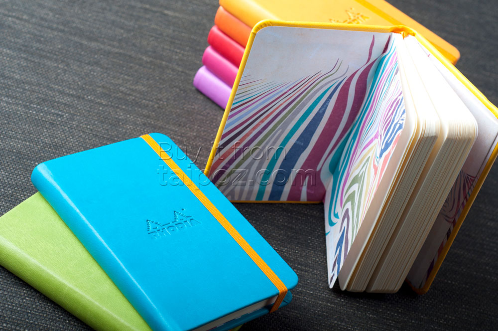 Sổ tay Rhodiarama, bìa cứng nhiều màu