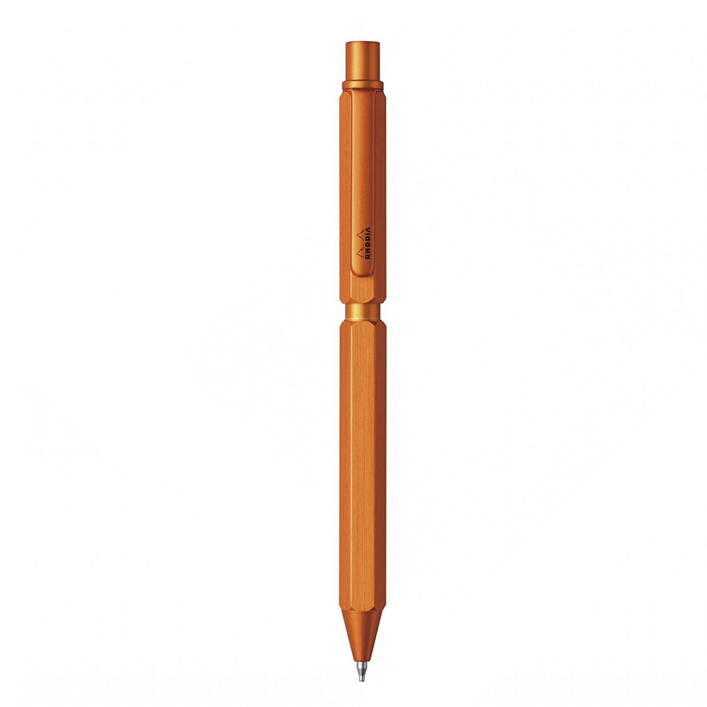 Bút bi bấm đa năng Rhodia Multipen 3-in-1, thân kim loại