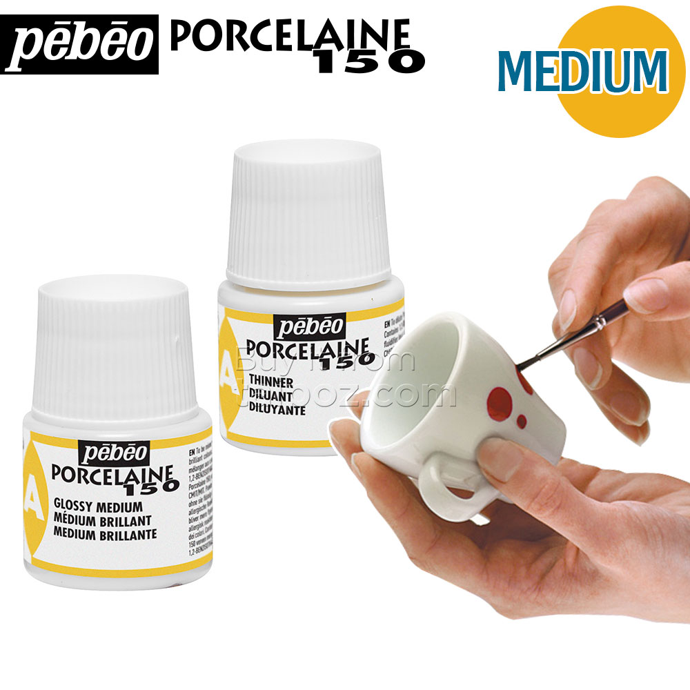 Phụ gia dùng cho màu vẽ trên sứ Pebeo Porcelain 150 medium