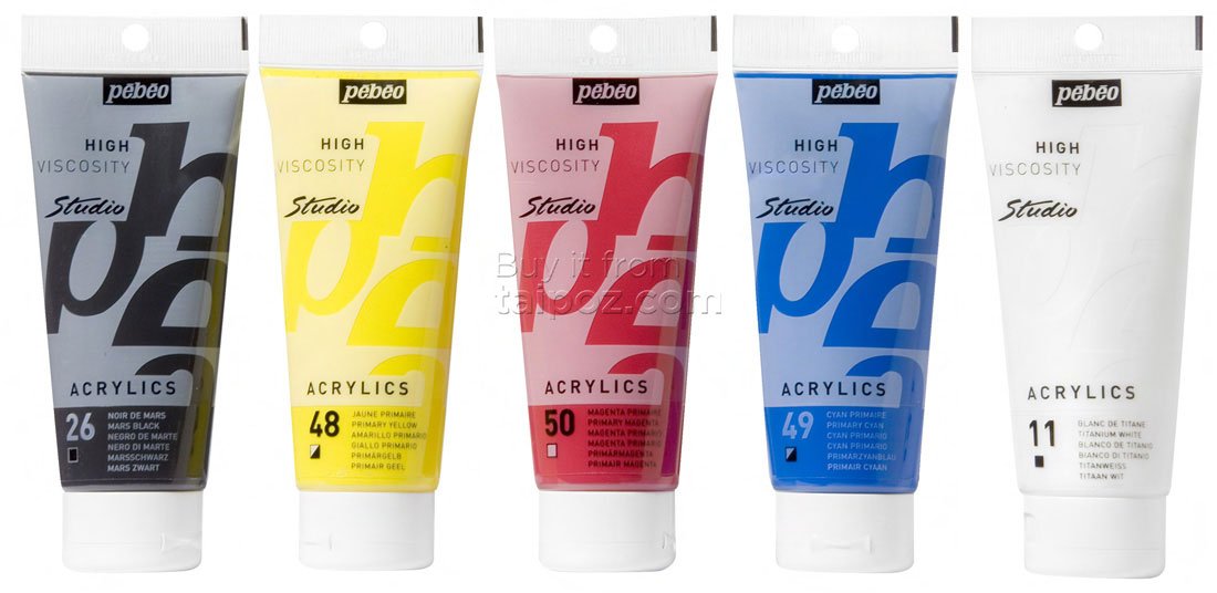 Màu acrylic Pebeo Studio, màu lẻ